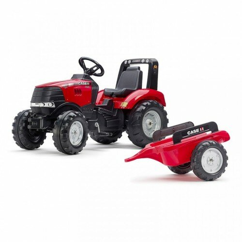 Falk Toys traktor na pedale Case IH Puma 240CVX sa prikolicom Slike