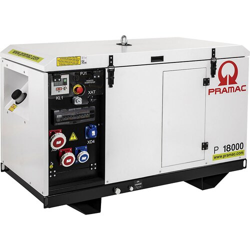 Pramac Agregat serije P, dizelski, 400/230V, P 18000 - zmogljivost COP 10,25 kVA (230 V) / 16,42 kVA (400 V), 9,23 / 13,14 kW Cene