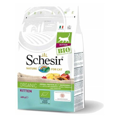 Schesir BIO organic hrana za mačiće, 400gr Slike