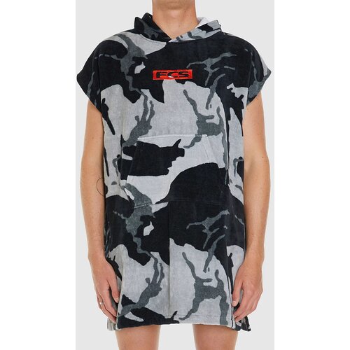 FCS Towel Surf poncho camo / black Slike