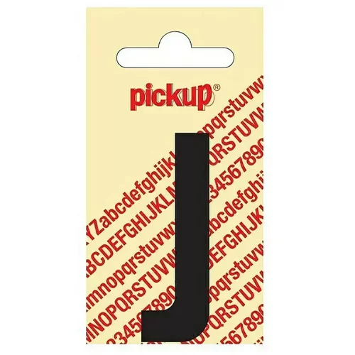  Nalepka Pickup (Motiv: J, črne barve, višina: 60 mm)