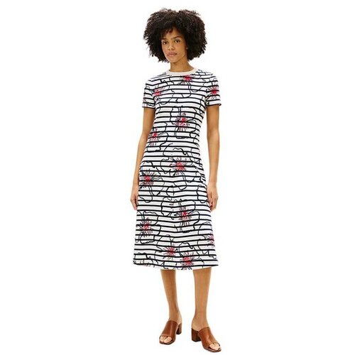 Tommy Hilfiger prugasta midi haljina Cene