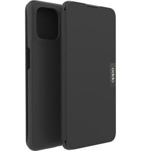 Oppo Ohi&scaron;je v obliki &scaron;koljke za Find X3 Pro Folio Flip Cover z držalom za kartice, ?rna, (21373159) Cene