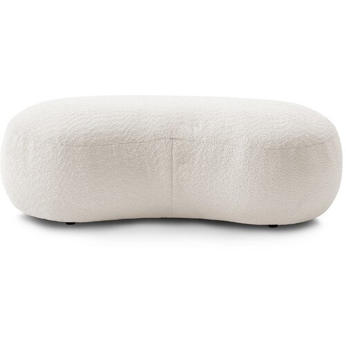 Bobochic Paris Beli podstavek za noge iz tkanine boucl&amp;eacute; Saint-Germain - Bobochic Paris Slike