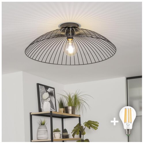  Brilagi - LED plafonski luster CERIA WIRE 1xE27/40W/230V, prečnik 60 cm, crna Cene