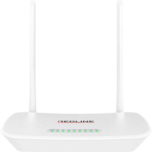 Redline Wireless N Modem xDSL/Router, 300Mbps, 4 port - RL-WMR2400, Bijeli Cijene