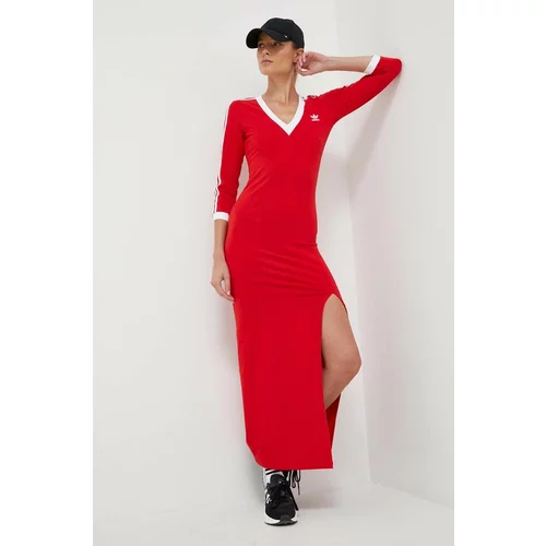 Adidas Obleka rdeča barva