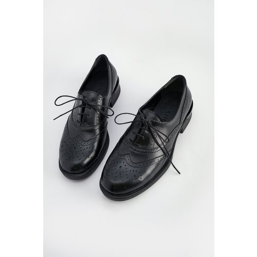 Marjin Women's Oxford Shoes Sonres Black Slike