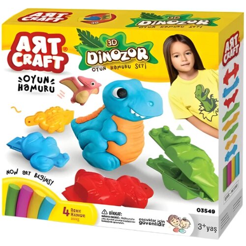 ART CRAFT ArtCraft testo - 3D dionosaurusi 200g Cene
