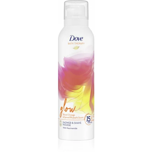 Dove Bath Therapy Glow pjena za tuširanje Blood Orange & Rhubarb 200 ml