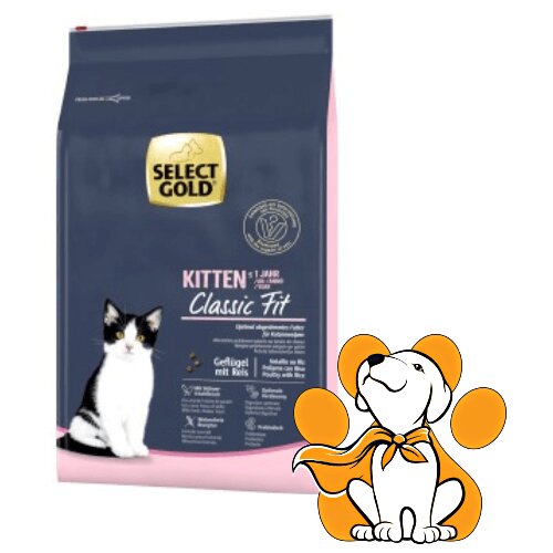 Select Gold cat Kitten Poultry&Rice 7kg, Hrana Za Mačiće i Mlade Mačke Cene