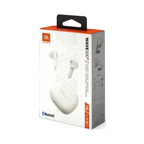 JBL slu&amp;scaron;alke WAVE300TWS bele jbl Slike