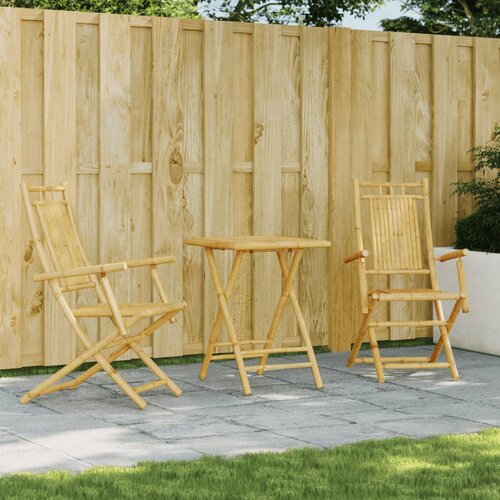 VidaXL 3-dijelni bistro set od bambusa Slike