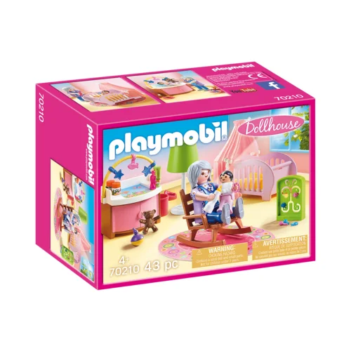 Playmobil Playset Dollhouse Baby's Room 1 Dijelovi (43 pcs)