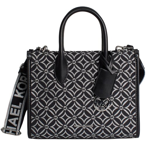 Michael Kors Torbice za na ramo 35F4S7ZC5J-BLACK-SILVER Večbarvna Slike