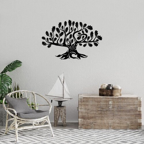 Wallity Zidna dekoracija Monumental Tree, 70 x 46 cm, Crna Cene