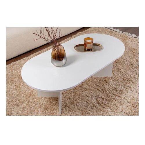 Hanah home Klub sto Sable, 119x60x40cm, Bijeli Slike