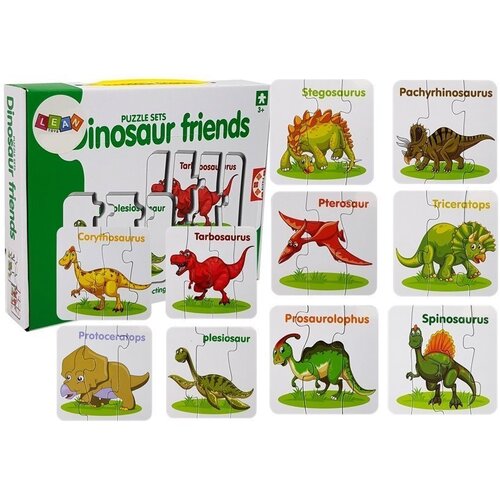  Educational Puzzle English Dinosaurs 10 Connections Cijene