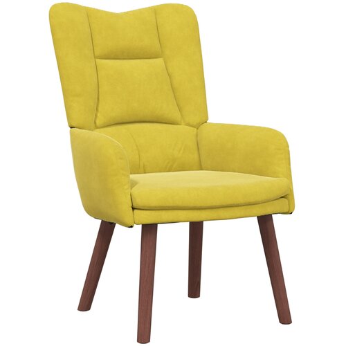 VidaXL Spro&amp;scaron;čujoč Stol Rumena Velvet, (22054507) Slike
