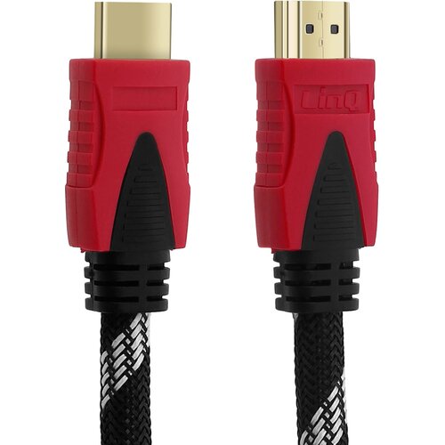 LINQ HDMI v HDMI mo&amp;scaron;ki video kabel 4K Full HD visoke hitrosti 15 m črn, (20524211) Slike