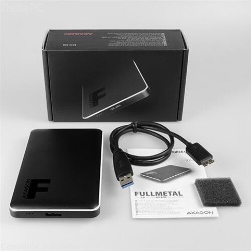 HDD DOD AXA EXT LADICA ZA 2,5&amp;quot; USB 3.0-SATA BLACK ALU Slike