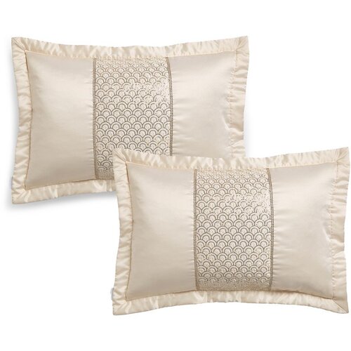 Catherine Lansfield Prevleke za vzglavnik iz mikrosatena v kompletu 2 ks 75x50 cm Deco Sequin – Cene