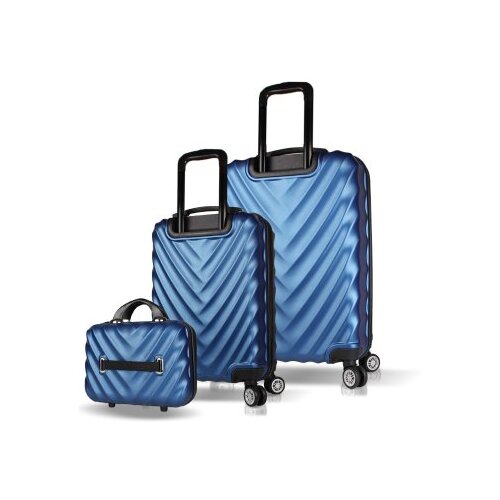 Zoozie Bags set kofera 7538, 3 dijela, plavi Cene