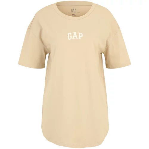 Gap Tall Majica bež / bijela