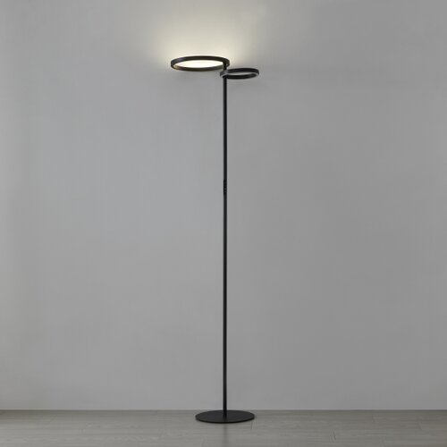Eglo 901974 - led podna lampa castelpoto sa prigu&amp;scaron;ivačem LED/16W/230V + LED/12W crna Slike