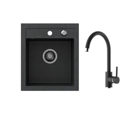 Sink Solution SET PARMA (VEČ BARV)-Črna Cene