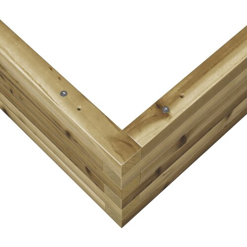  Vrtna sadilica 90 x 90 x 23 cm od impregnirane borovine Slike