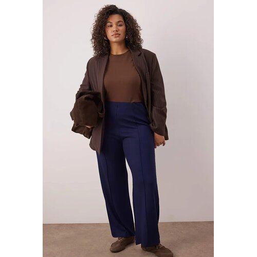 Trendyol Ženske pantalone Tbbaw26Aj00005, Tamnoplave Cene