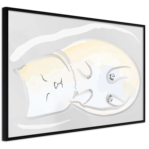  Poster - Happy Kitty 60x40 Slike
