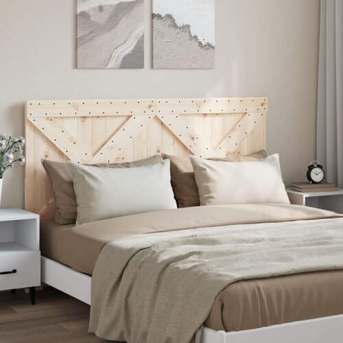 VidaXL Vzglavje 160x104 cm trdna borovina Slike