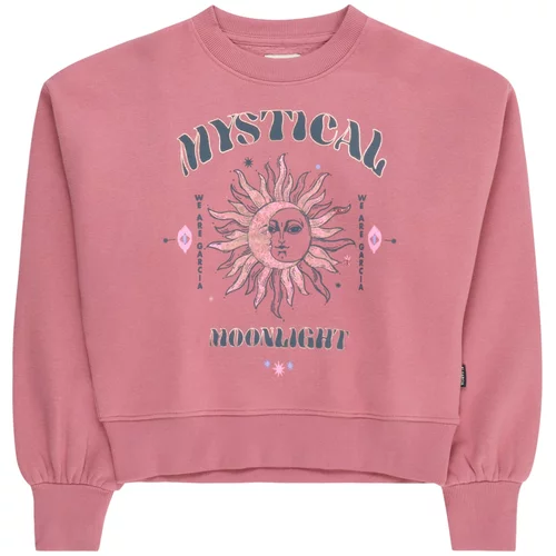Garcia Sweater majica grafit siva / roza / roza