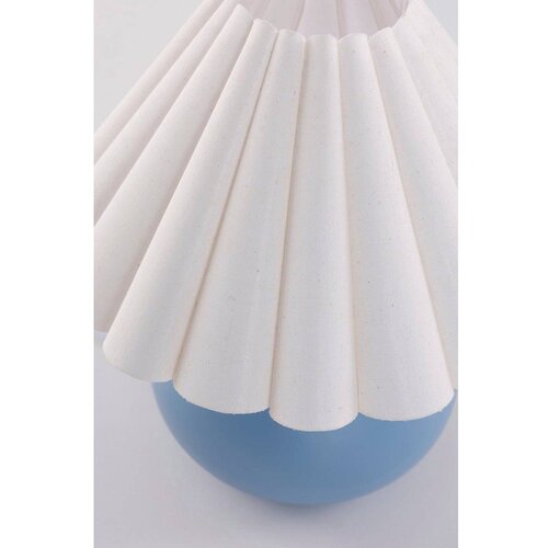 Jotex Bela/modra keramična namizna svetilka (vi&amp;scaron;ina 34 cm) Crasso &amp;ndash; Slike