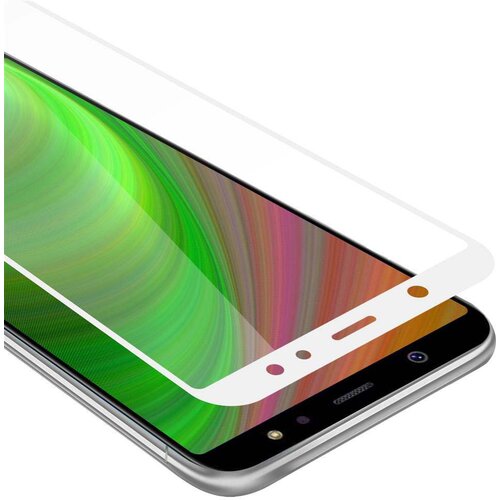Cadorabo Oklepni film Full Screar, združljiv s Samsungom - za&amp;scaron;čitnim filmom v prozornem z belim - kaljenim za&amp;scaron;čitnim steklom v 9H trdoti s 3D dotikom, (20604670) Slike