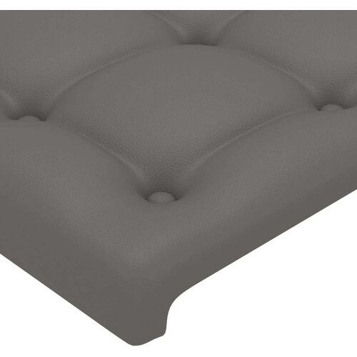 vidaXL Okvir za krevet s uzglavljem sivi 180x200 cm od umjetne kože Cijene