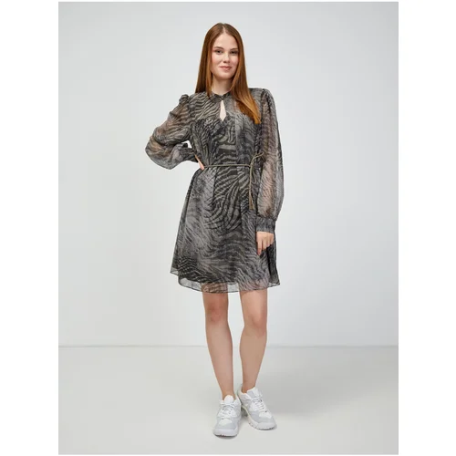 Guess Grey patterned dress Morgane - Women