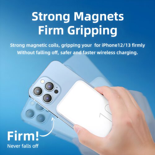 Remax Power bank Magnetic RPP-65 PD 20W+QC 15W Fast Charging 10000 mAh ljubicasti Slike