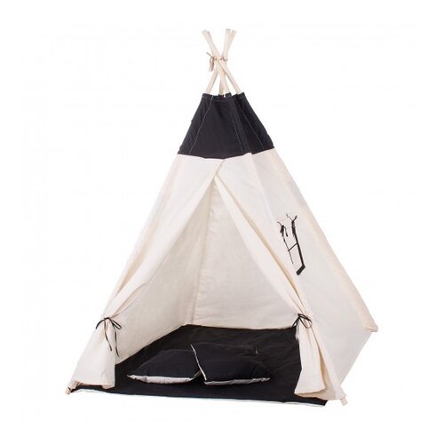springos Črn Tipi šotor, (22071263) Cene