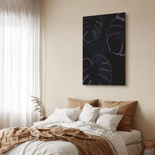  Slika - Galactic Monstera (1 Part) Vertical 40x60 Slike