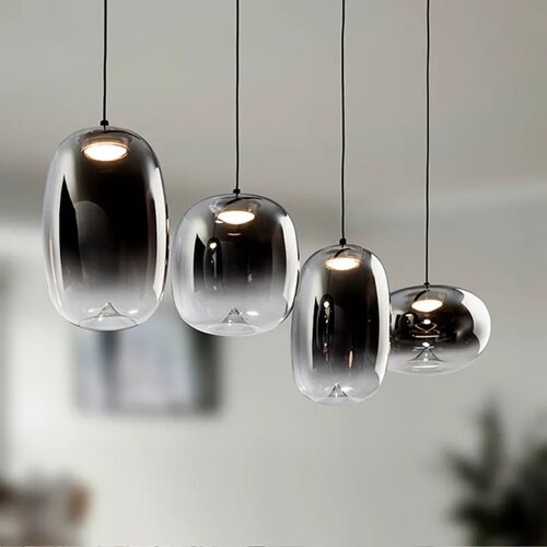  LED luster Onice crni linijski SCHULLER Cene