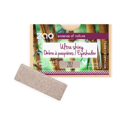Zao refill rectangle eye shadow - 282 ultra shiny lilac silver Cijene