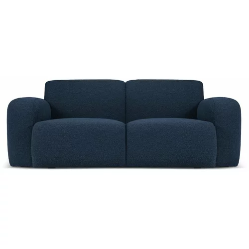 Micadoni Home Tamno plava sofa od bouclé tkanine 170 cm Molino –
