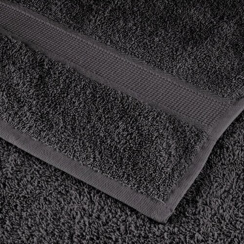  Ručnici SOLUND 2 kom antracit 100 x 200 cm 600 gsm Slike