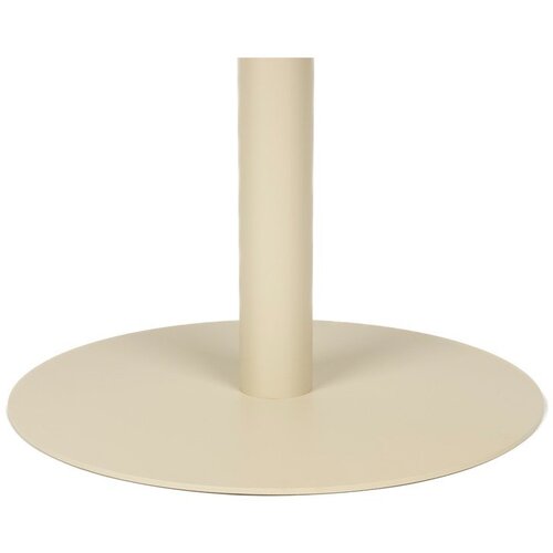 White Label Okrogla jedilna miza z mizno plo&amp;scaron;čo v hrastovem dekorju &amp;oslash; 110 cm Steven &amp;ndash; Slike