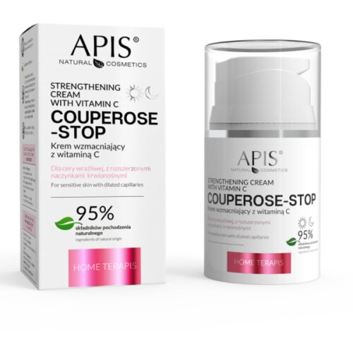 Apis Professional COUPEROSE-STOP Krema za lice za kožu sklonu kuperozi sa Vitaminom C 50ml | APIS COSMETICS | Kozmo Slike