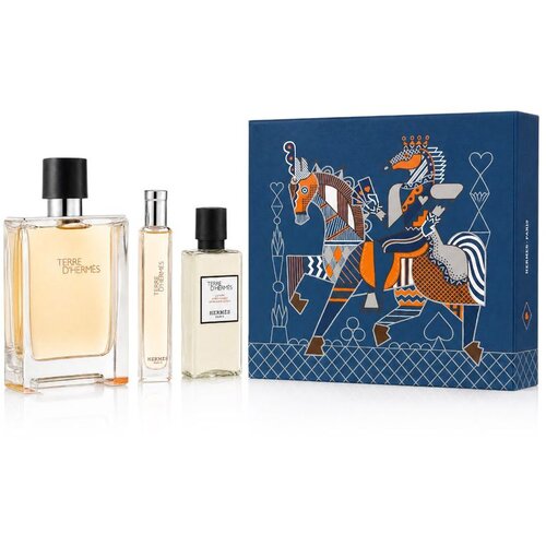 Hermes Herm&amp;egrave;s Terre D&amp;#039;Herm&amp;egrave;s EDT 100 ml + EDT 15 ml + SG for Body &amp;amp; Hair 40 ml (man) Slike
