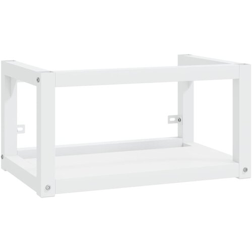 Maison Chic Stenski kopalniški regal - Umivalniška omarica bel 59x38x31 cm železo, (21758912) Cene